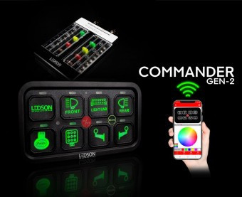 Panou comanda Commander Gen2 cu aplicatie telefon foto