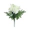 Buchet decorativ artificial, Crizanteme, 40 cm, Alb, ATU-084049