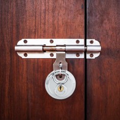 vidaXL Lacăte disc cu chei 2 pcs Argintiu 6 x 2.3 x 6 cm 42020744