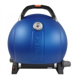 Gratar portabil cu capac O-GRILL 900, 3.2 kW, aprindere automata, 232 g/h, afisaj temperatura, Albastru