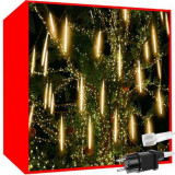 Instalatie luminoasa tip perdea, exterior/interior, 288 LED, alb cald, IP44, 3.5 m, Isotrade GartenVIP DiyLine