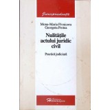 NULITATILE ACTULUI JURIDIC CIVIL. PRACTICA JUDICIARA-MONA-MARIA PIVNICERU-260530