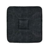 Perna pentru scaun, 39x39 cm, Negru, Bumbac/Poliester, ATU-089937, Oem