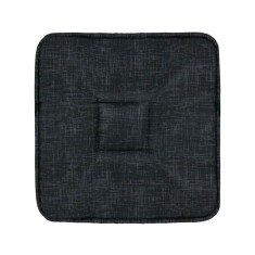Perna pentru scaun, 39x39 cm, Negru, Bumbac/Poliester, ATU-089937