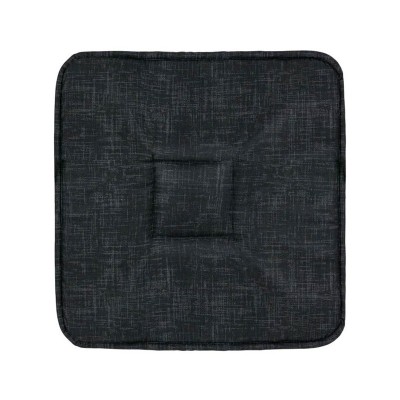 Perna pentru scaun, 39x39 cm, Negru, Bumbac/Poliester, ATU-089937 foto