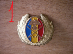 MCT - EMBLEMA MILITARA - ANII 90 - VARIANTA SIMPLA - LOT A foto