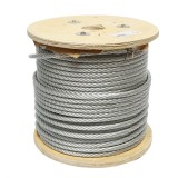 Cablu din otel galvanizat 10 mm, constructie 6x37, 100 m/rola