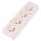 Conector alimentare AC mamă spliter 2P PE 250VAC 16A albă