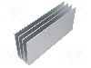 Radiator extrudat, aluminiu, 150mm x 35mm, naturala, FISCHER ELEKTRONIK - SK 654 150 AL