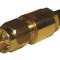 Conector SMA mufă tată drept 50&Omega; pentru lipire și răsucire (clamp)