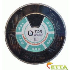 Q-tor - Set plumbi diferite dimensiuni nr. II. alice taiate alungite 0,3-1,8g
