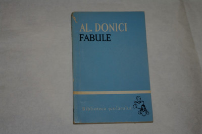 Fabule - Al. - Donici - 1963 foto