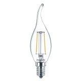 Bec LED filament Philips lumanare fantezie BA35 E14 2W 250lm lumina calda 2700 K