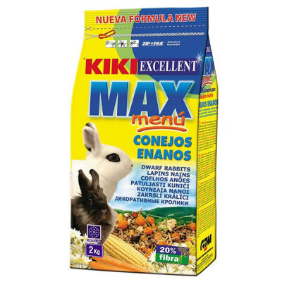 KIKI EXCELLENT MAX MENU - hrană pentru iepuri pitici 2kg foto