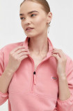 Dickies bluza femei, culoarea roz, neted