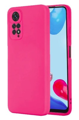 Husa Silicon Silk Touch compatibila cu Xiaomi Redmi Note 11 Pro 5G, interior catifea, Roz Neon foto