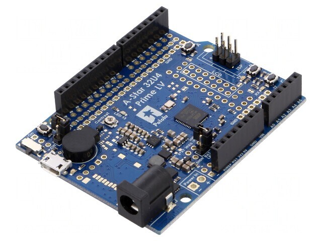 Placă de Dezvoltare A-Star 32U4 Prime USB ATMEGA32U4 2-16VDC cu Buzzer și PWM