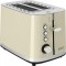 Prajitor de paine ECG ST 2766 Vintage Vanilla, 925 W, 2 felii, 7 niveluri de