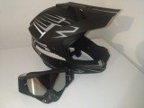 Casca Moto Atv Cross Enduro Downhill + Ochelari 100% ,marimi disponibile L,XL si XXL
