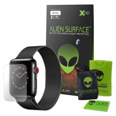 FOLIE ALIEN SURFACE HD APPLE WATCH 42MM PROTECTIE ECRAN + ALIEN FIBER CADOU foto