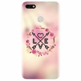 Husa silicon pentru Huawei Y6 Pro 2017, Love Arrow