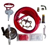 Set de curățenie pentru robinet și butoi de bere - mare - 1-leitig - 7mm - 30mm adaptor