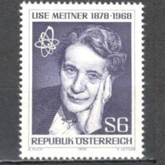Austria.1978 100 ani nastere L.Meitner-fizician nuclear MA.885