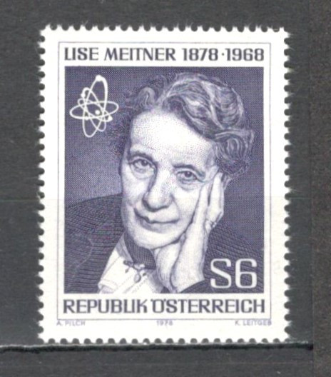 Austria.1978 100 ani nastere L.Meitner-fizician nuclear MA.885