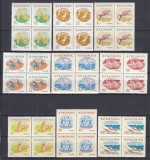 ROMANIA 1959 LP 482 SPORT BLOCURI DE 4 TIMBRE MNH