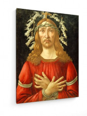 Tablou pe panza (canvas) - Sandro Botticelli - Christ as Man of Sorrows - ca. 1500 foto