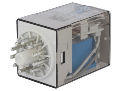 Releu Electromagnetic 3PDT 12VDC 10A foto
