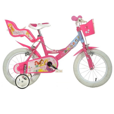 Bicicleta pentru fetite Disney Princess 14 inch Dino Bikes foto