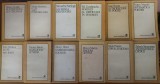 EDITURA CARTEA ROMANEASCA: LOT 12 VOLUME DIN SERIA DE CRITICA LITERARA (1983-1990)