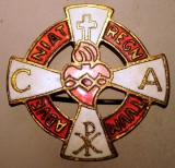 I.619 INSIGNA RELIGIOASA ADVE NIAT REGN TUUM APOSTOLAT DE LA PRIERE TOULOUSE, Europa