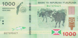 Bancnota Burundi 1.000 Franci 2021 - PNew UNC