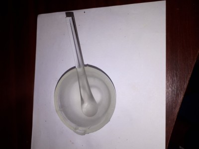 CY Mojar frumos sticla glazurata &amp;amp; pistil sticla rodata (groase in carne) Stare! foto