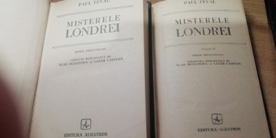 myh 542 - PAUL FEVAL - MISTERELE LONDREI - 2 VOL - ED 1978 foto