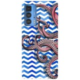 Husa compatibila cu Motorola G100 model Tentacles, Silicon, TPU, Viceversa, Transparent, Carcasa