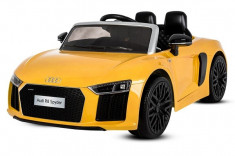 Masinuta electrica Audi R8 Spyder 2x35W 12V PREMIUM Galben foto