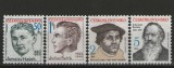 Cehoslovacia 1983 - personalitati, serie neuzata