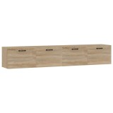 Cumpara ieftin Dulapuri de perete, 2 buc., stejar sonoma, 100x36,5x35 cm, lemn