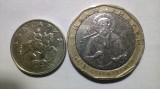 Bulgaria (c6) - 10 Stotinki 1999 + 1 Lev 2002