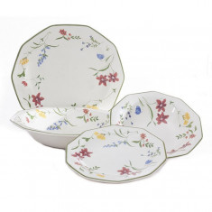 Set serviciu de masa 19buc. Floral Bloom Handy KitchenServ foto