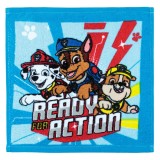 Prosop Bumbac Paw Patrol, Eroi, Albastru, 30x30 cm