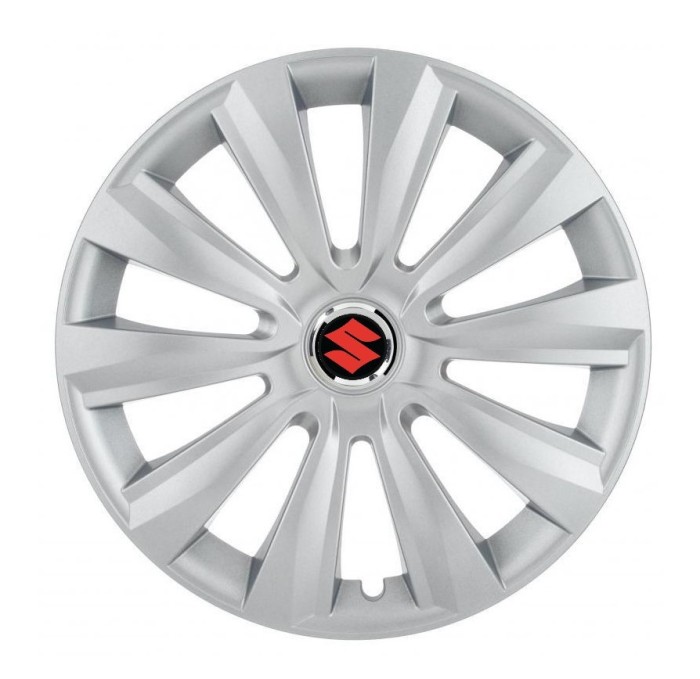 Set 4 Capace Roti, potrivite jantelor de R16, pentru Suzuki, model delta cromat