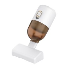 Aspirator Portabil pentru Automobil, Flippy, Aspirator mic fara Fir, pentru Casa si Masina, incarcare USB, 3 in 1, 16.3x6 cm, Alb