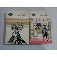 CARACTERELE SAU MORAVURILE ACESTUI VEAC - JEAN DE LA BRUYERE - 2 VOL