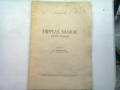 HIPPIAS MAIOR (DESPRE FRUMOS) - PLATON foto