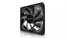VENTILATOR DEEPCOOL PC TF120S BLACK, 120x120x25 mm, 1500rpm, control PWM, fara LED, 1 ventilator, 4-pin PWM, negru, &quot;DP-GS-H12FDB-TF120S-BK&quot;