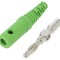 Mufă Banană 4mm Verde 32A 70VDC